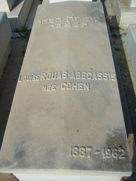 מַצֵּבה פון ROUAS ABECASSIS Louise