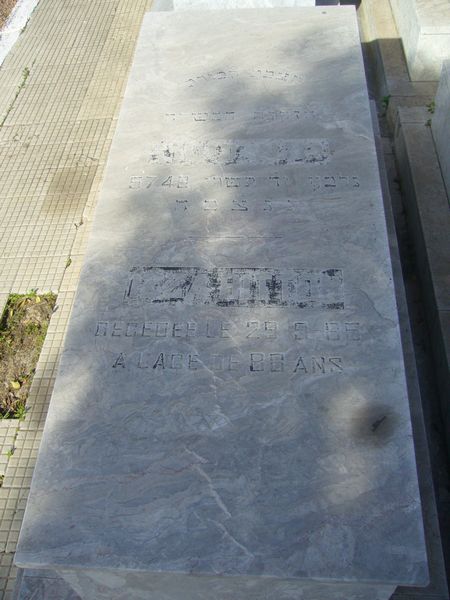 Lápide de BITTON Izza