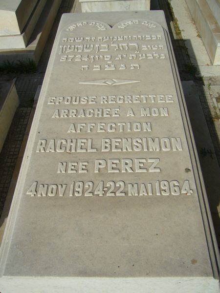 Estela de BENSIMON Rachel