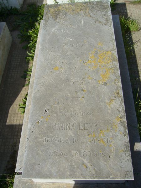 Stèle de LEVY Hnina