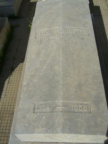Stèle de JAIS Henriette