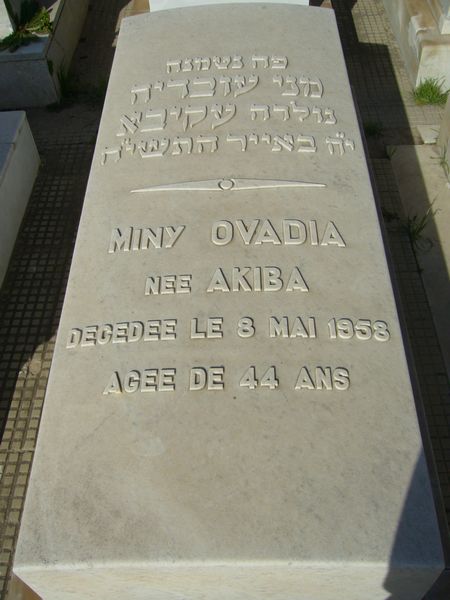 Stèle de OVADIA Miny