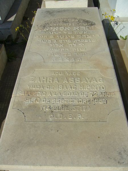 Stèle de PINTO Zahra