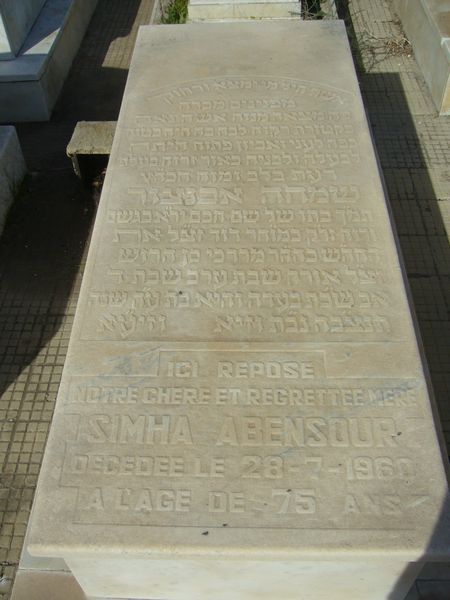 Estela de ABENSOUR Simha