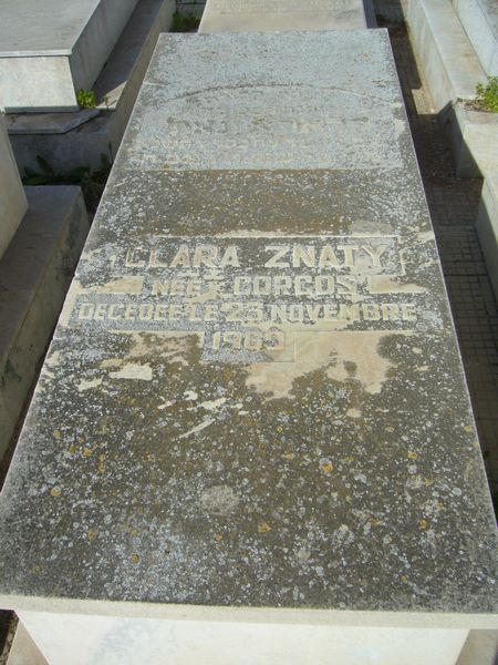 شاهدة قبر ZNATY Clara