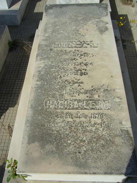 Tombstone of LEVY Habiba