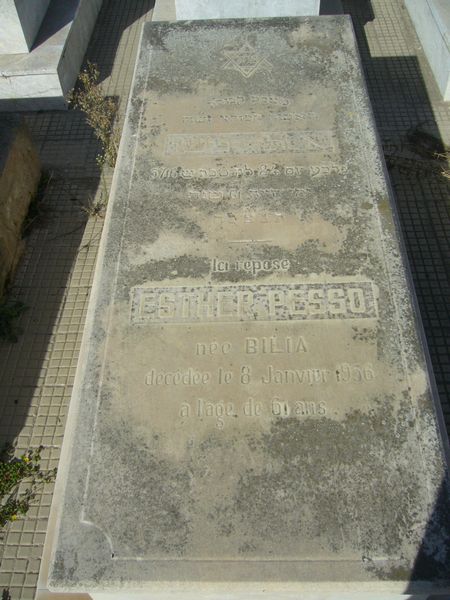 Grabstein von PESSO Esther