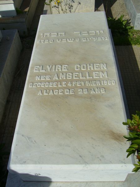 Надгробие COHEN Elvire