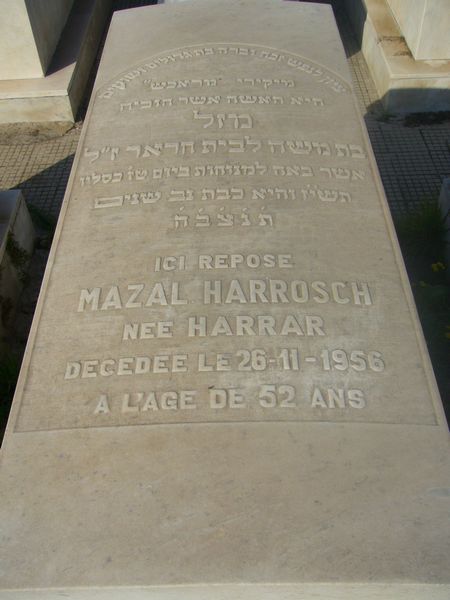 מַצֵּבה פון HARROSCH Mazal
