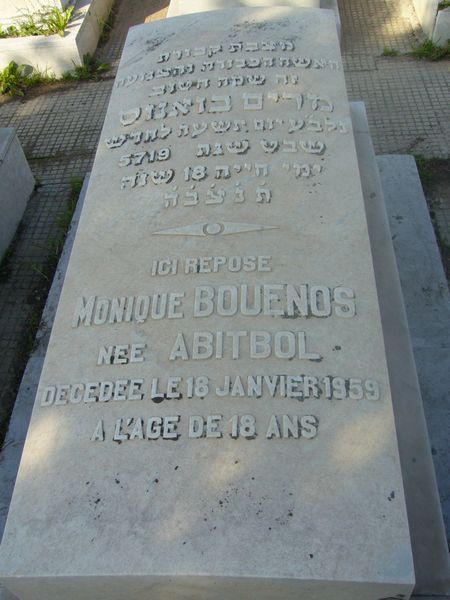 Надгробие BOUENOS Monique
