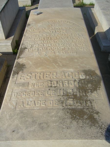 מצבת ACOCA Esther