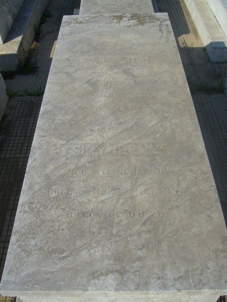 Stèle de LEVY Simy