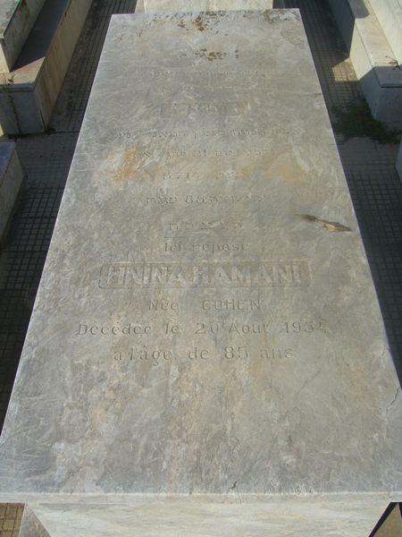 Stèle de HAMANI Hnina