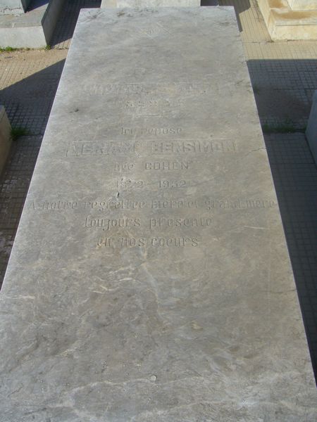 Grabstein von BENSIMON Meriam