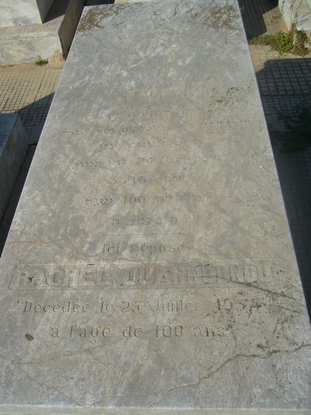 Tombstone of OUAHNOUNOU Rachel
