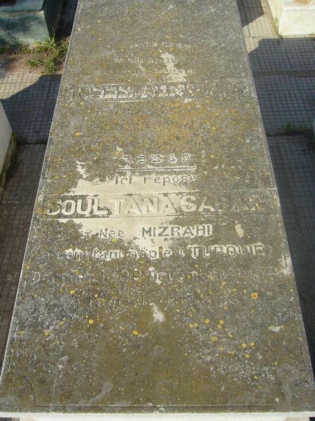 Tombstone of SABAH Soultana