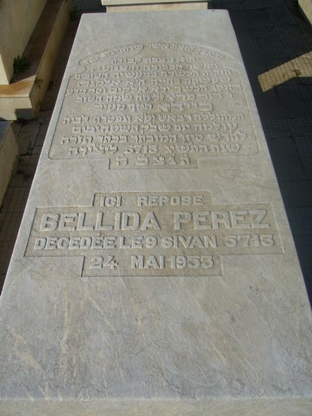 Grabstein von PEREZ Bellida