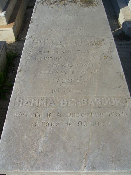 Grabstein von BENBAROUK Rahma