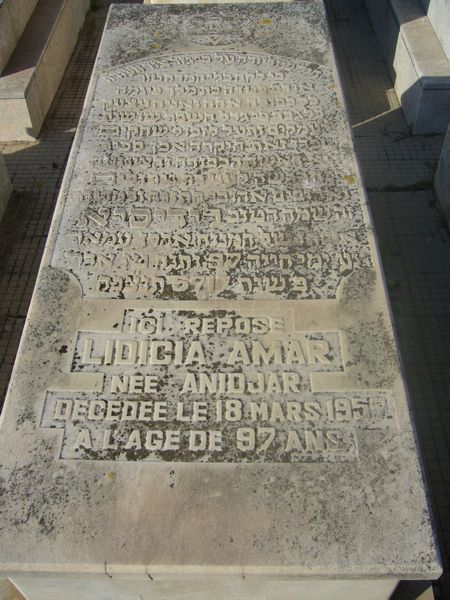 Tombstone of AMAR Lidicia