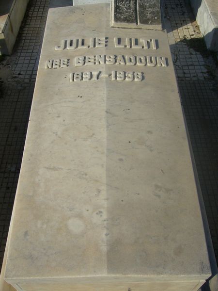 Tombstone of LILTI Julie