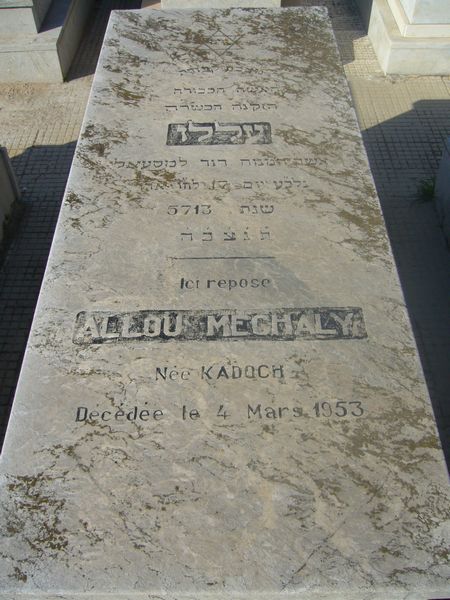 Tombstone of MECHALY Allou