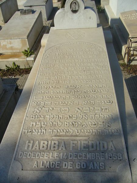 Lápide de FEDIDA Habiba