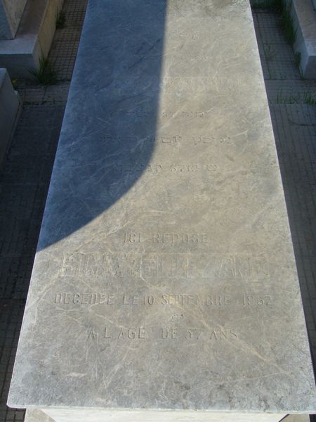 Stèle de ELLEZAME Simy