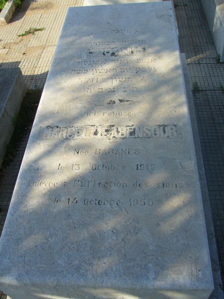 Tombstone of ABENSOUR Marcelle