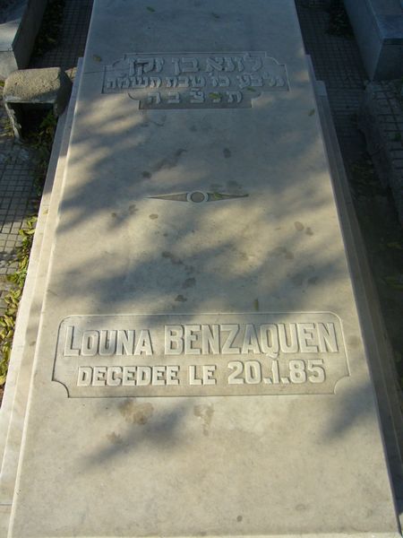 Lápide de BENZAQUEN Louna