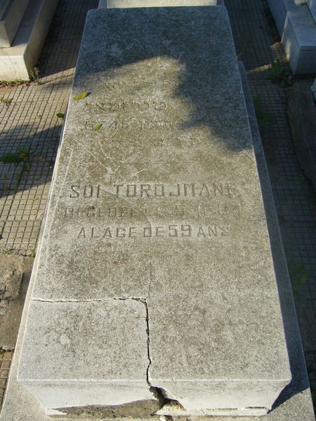 TORDJMAN Sol fejfája