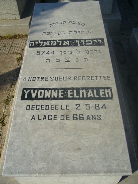 Estela de ELMALEH Yvonne