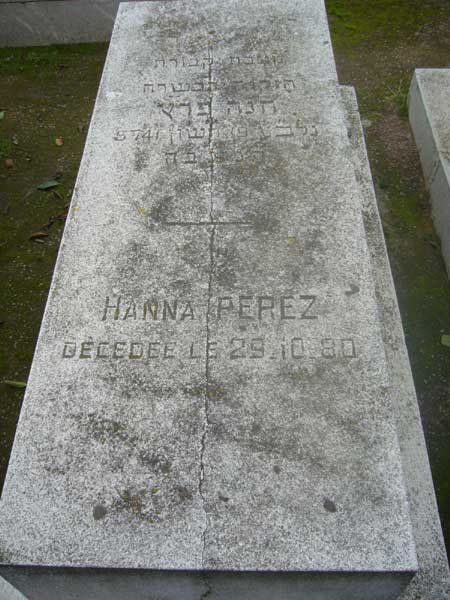 מַצֵּבה פון PEREZ Hanna