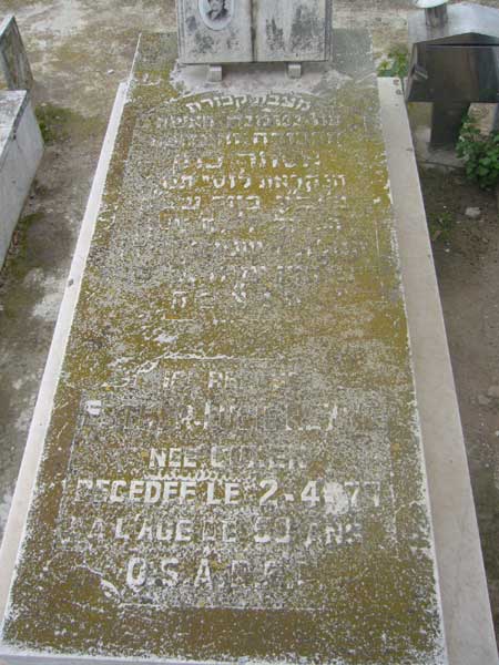 Tombstone of REYME Esther Lucie