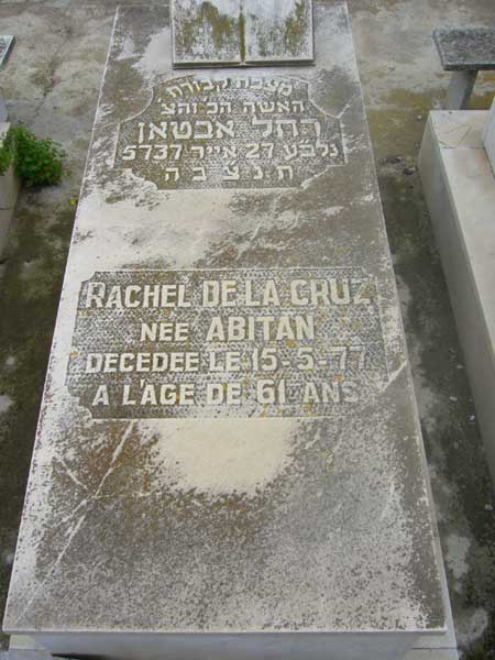 Grafsteen van DE LA CRUZ Rachel