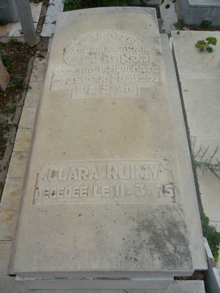 Tombstone of RUIMY Clara