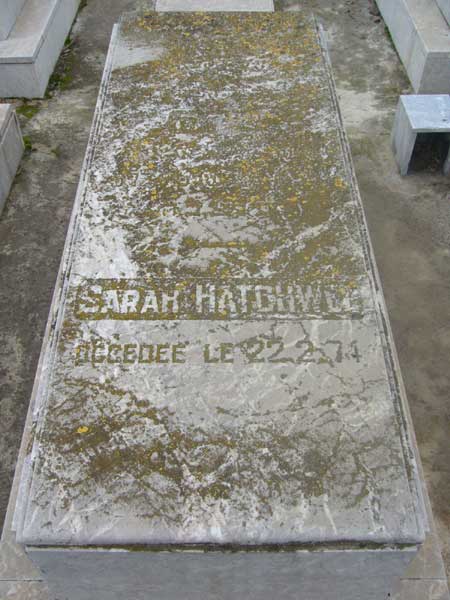 HATCHWEL Sarah 的墓碑