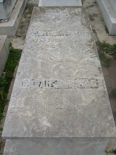Tombstone of ASSAYAG Sarah