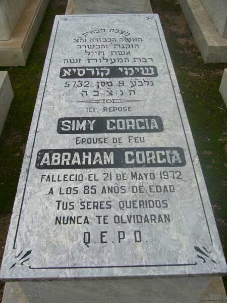 מַצֵּבה פון CORCIA Simy