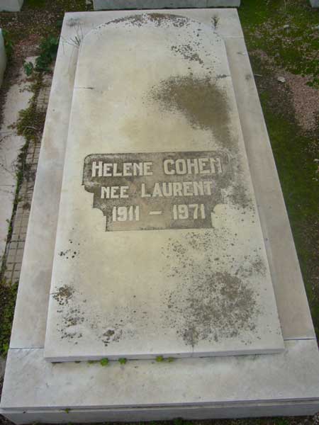 Надгробие COHEN Helene