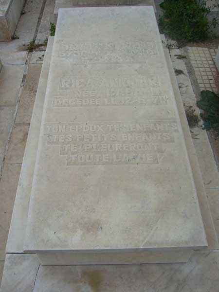 Tombstone of ANIDJAR Rica