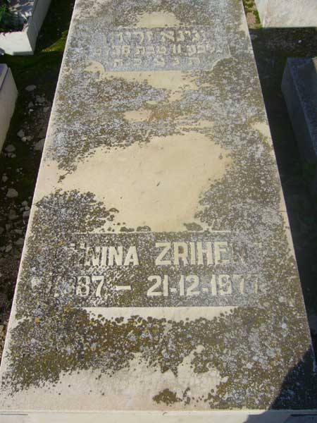 ZRIHEN Hnina 的墓碑