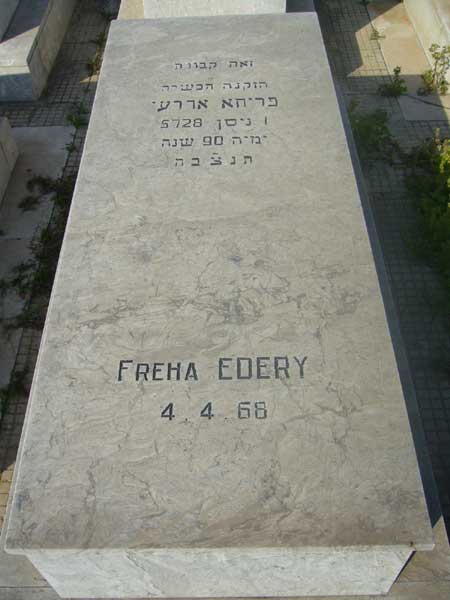 Stèle de EDERY Freha