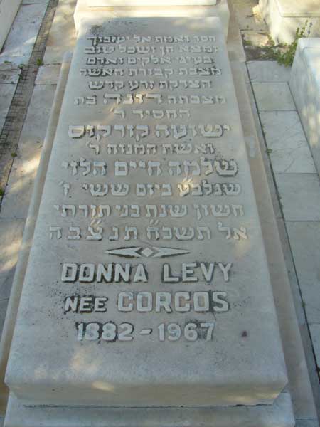 מַצֵּבה פון LEVY Dona