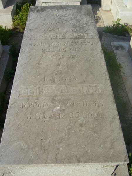 מַצֵּבה פון TOLEDANO Beida