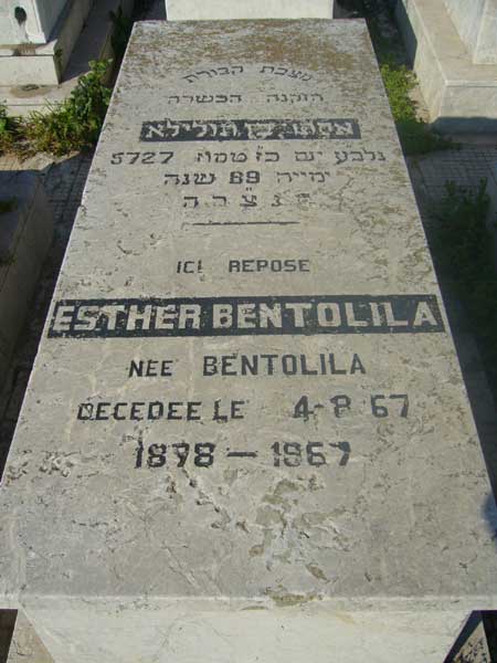 Estela de BENTOLILA Esther