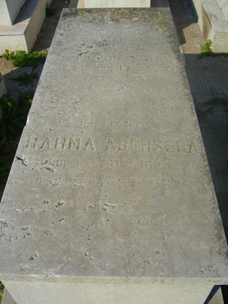 ABEHSERA Rahma fejfája