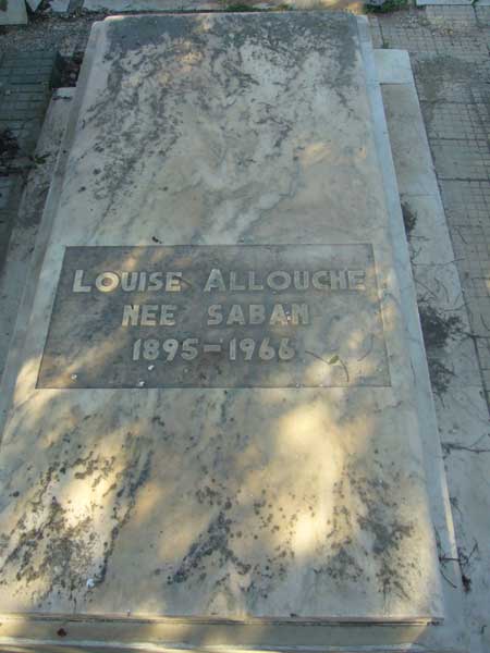 ALLOUCHE Louise fejfája