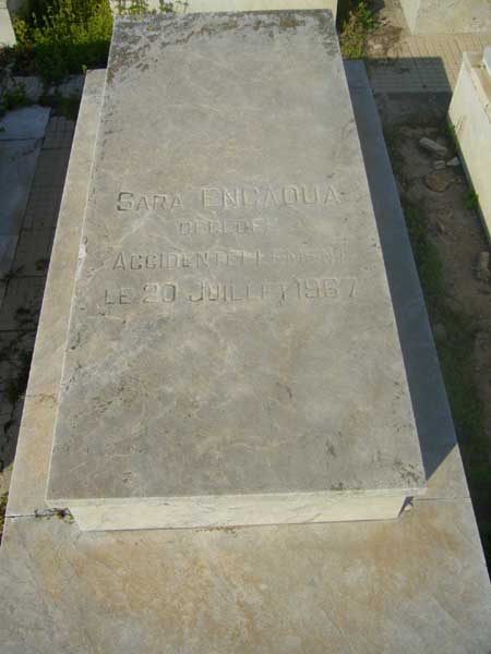 Stèle de ENCAOUA Sarah