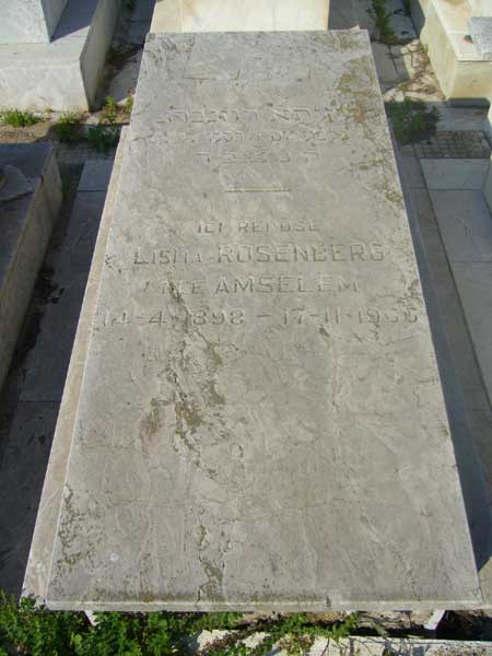 Stèle de ROSENBERG Lisita