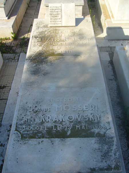 Tombstone of MOSSERI Claire